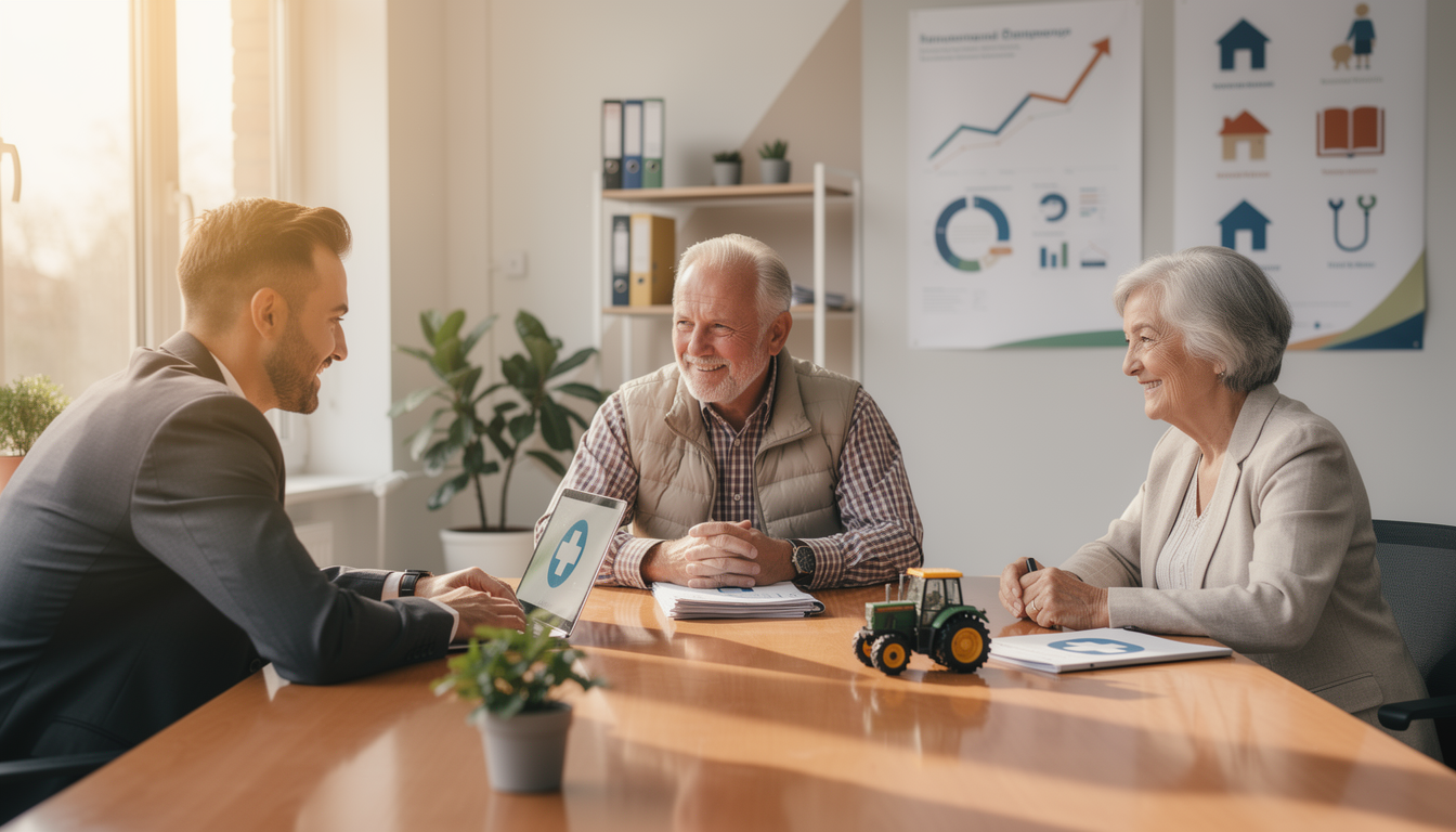 Люди получают государственную поддержку в современном офисе